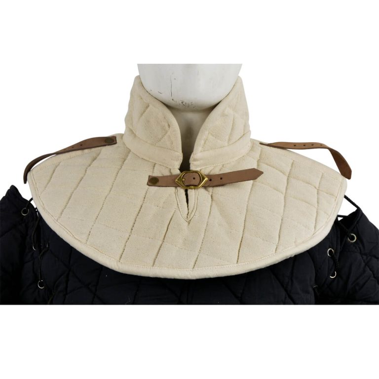 Padded Gambeson Collar - Natural