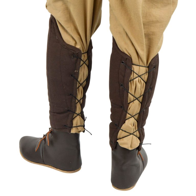 Padded Greaves - Brown