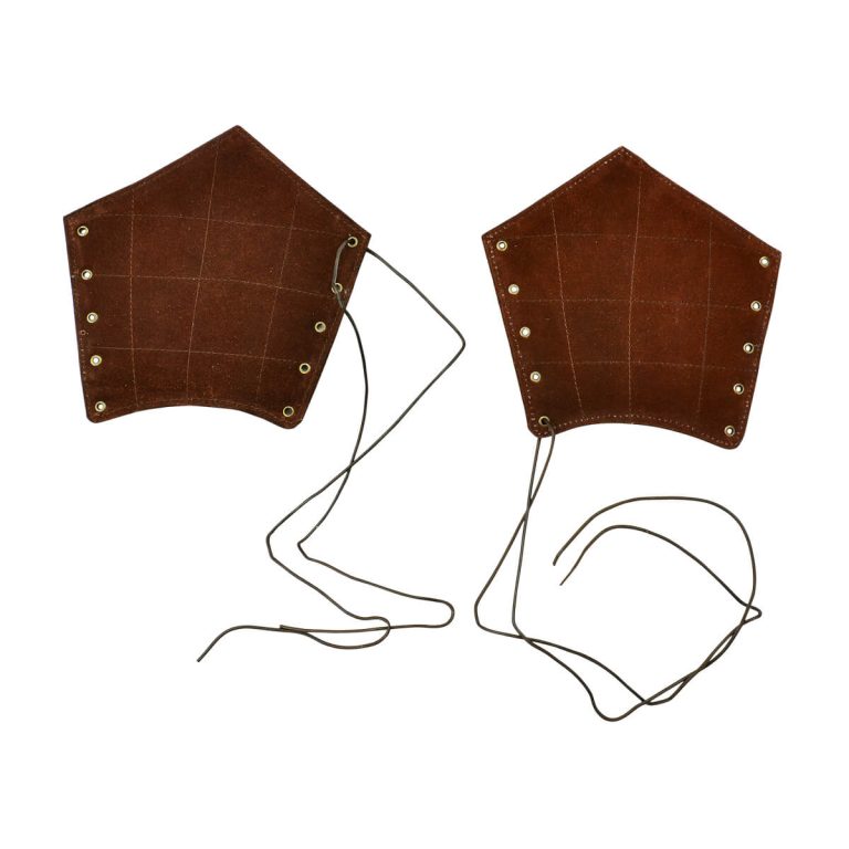 Padded Leather Bracers with Banding