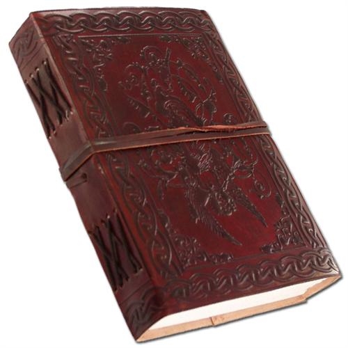 Pentagram & Messenger Genuine Leather Book 120 Pages