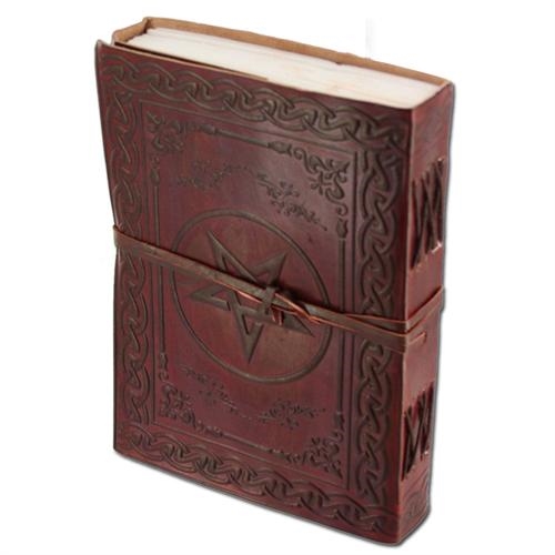 Pentagram & Messenger Genuine Leather Book 120 Pages