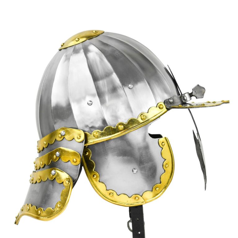 Polish Winged Hussar Helmet - 16 Gauge Steel