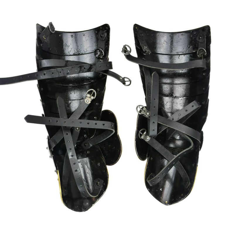 Polish Winged Hussar Leg Armor Set - 16 Gauge Steel
