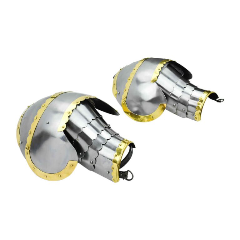 Polish Winged Hussar Pauldrons Set - 16 Gauge Steel