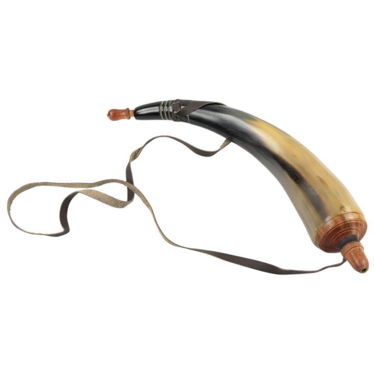 Powder Horn with Wooden Plug