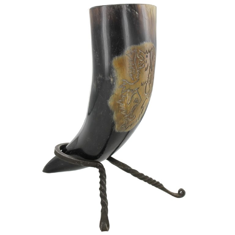 Rampant Lion Drinking Horn