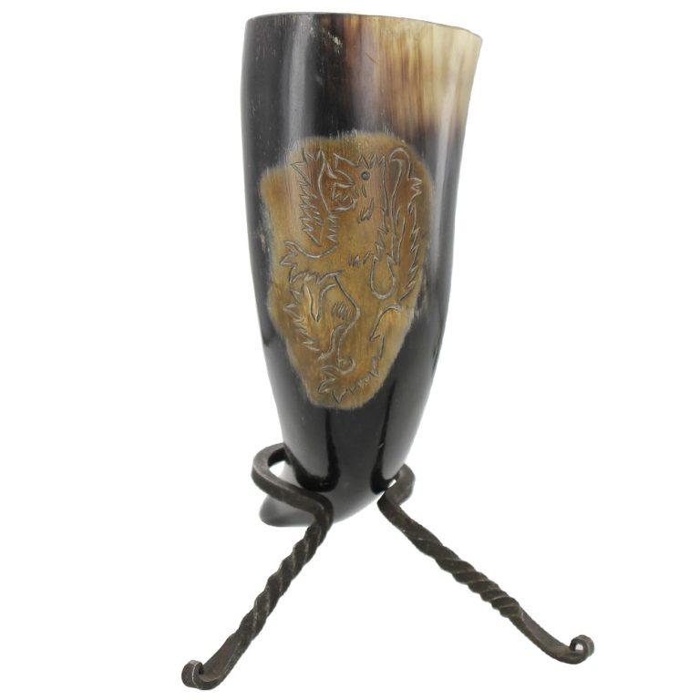 Rampant Lion Drinking Horn