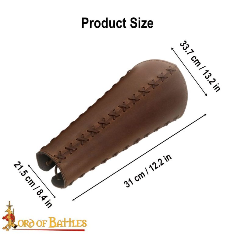 Ranger of the Woods  Stitched Leather Greaves Set