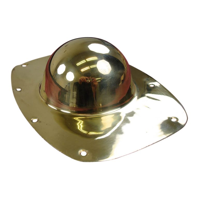 Rectangular Roman Brass Shield Boss