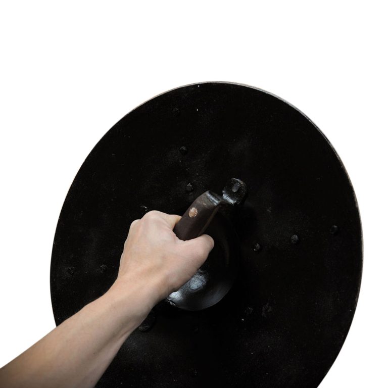 Reinforced Large Steel Buckler - 16 inch - 16 Gauge Steel