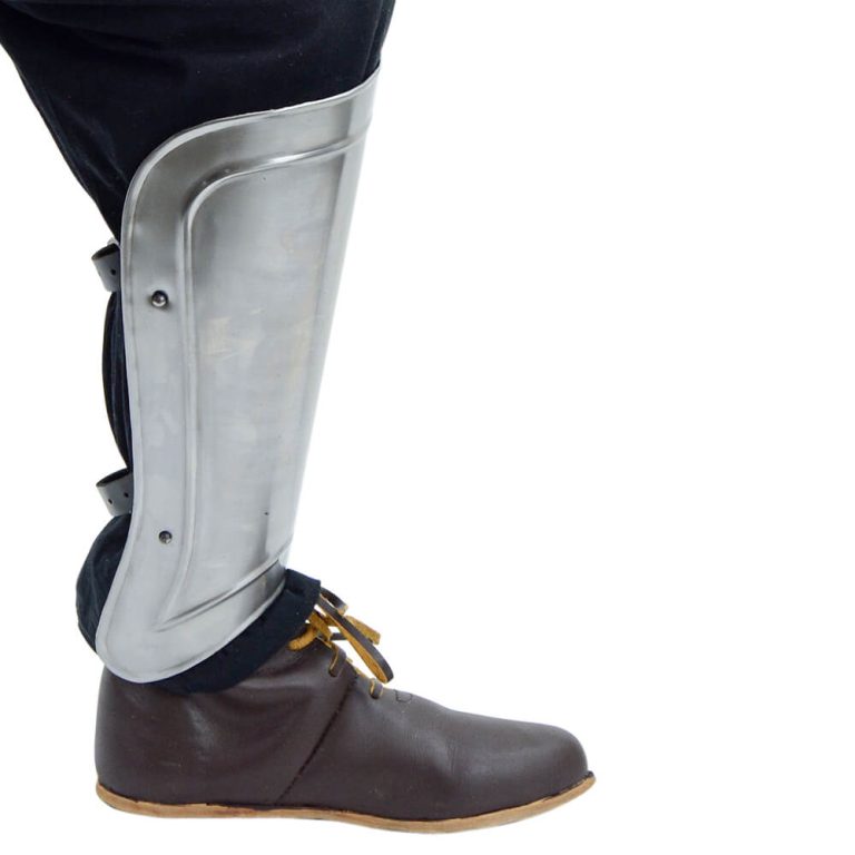 Ridged Greaves - 20 Gauge Steel