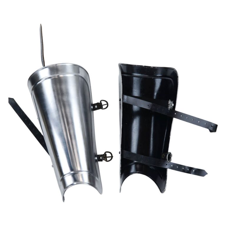 Ridged Greaves - 20 Gauge Steel