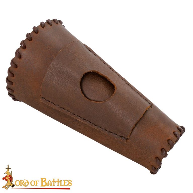 Rogues Leather Bracer with Hidden Wrist Knife Slot - Single Bracer
