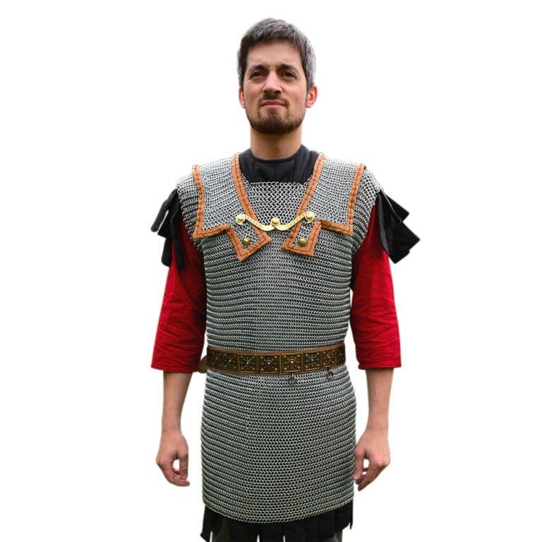 Roman Chainmail Lorica Hamata  Butted Zinc Plated Mild Steel