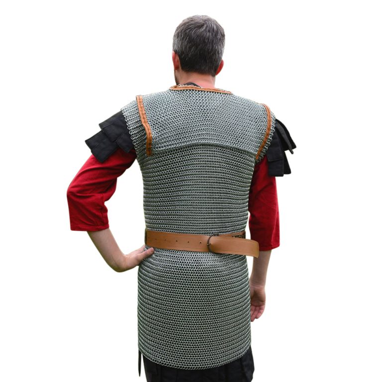 Roman Chainmail Lorica Hamata  Butted Zinc Plated Mild Steel