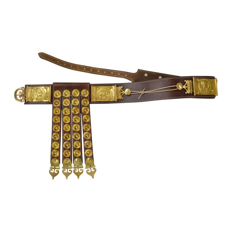Roman Cingulum Belt - ''She-Wolf'' with Romulus and Remus