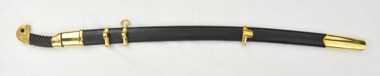 Russian Shashka Dragoon Saber with Damascus Blade