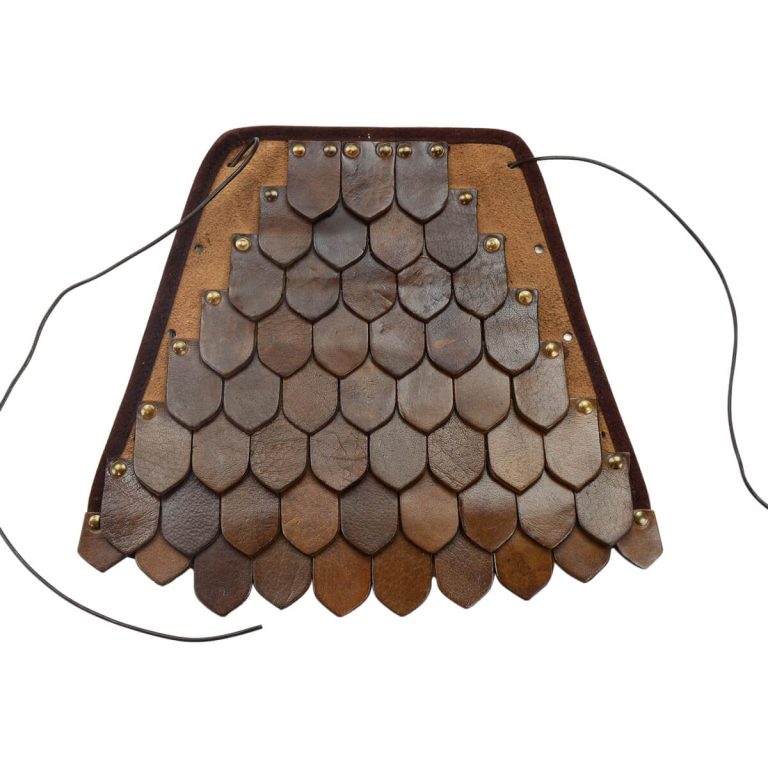 Scale Leather Greaves