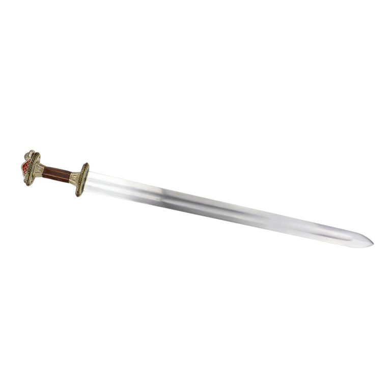 Scandinavian Vendel Chieftain's Sword - Tin Plated with Brass Hilt Accents