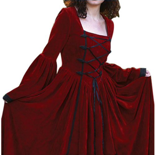 Scarlet Dream Velvet Dress