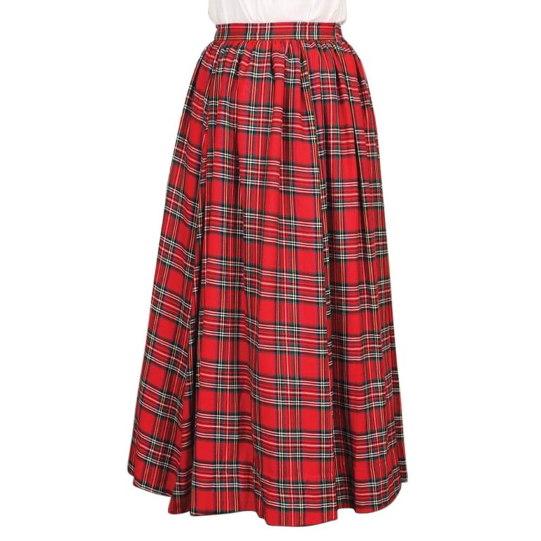 Scottish Plaid Skirt