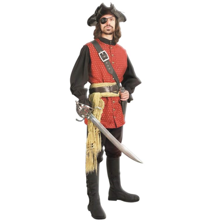 Scoundrel Long Pirate Vest