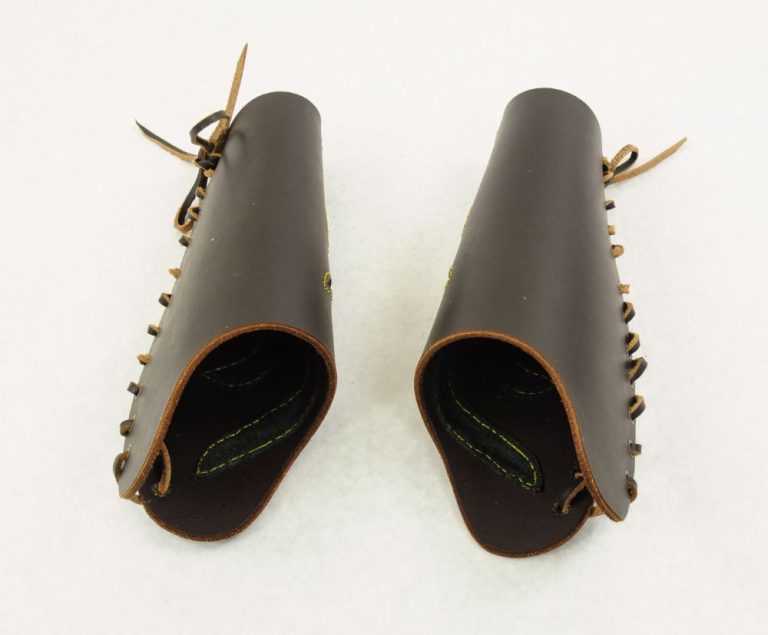 Slashed-Style Leather Bracers