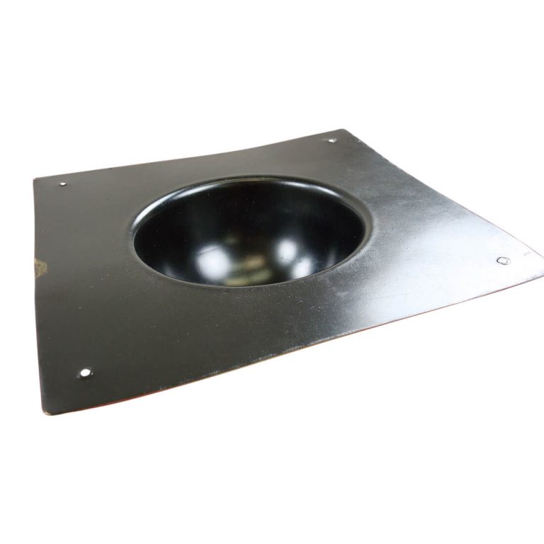 Square Roman Brass Shield Boss