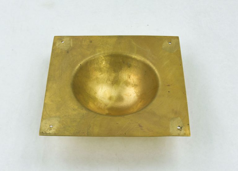 Square Roman Shield Boss  Brass