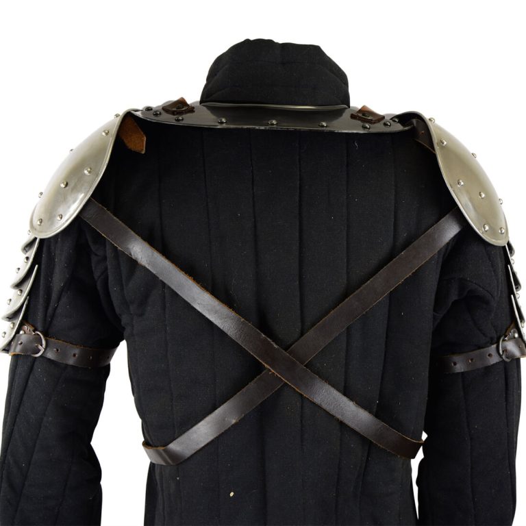 Stainless Steel Pauldrons - 16 Gauge