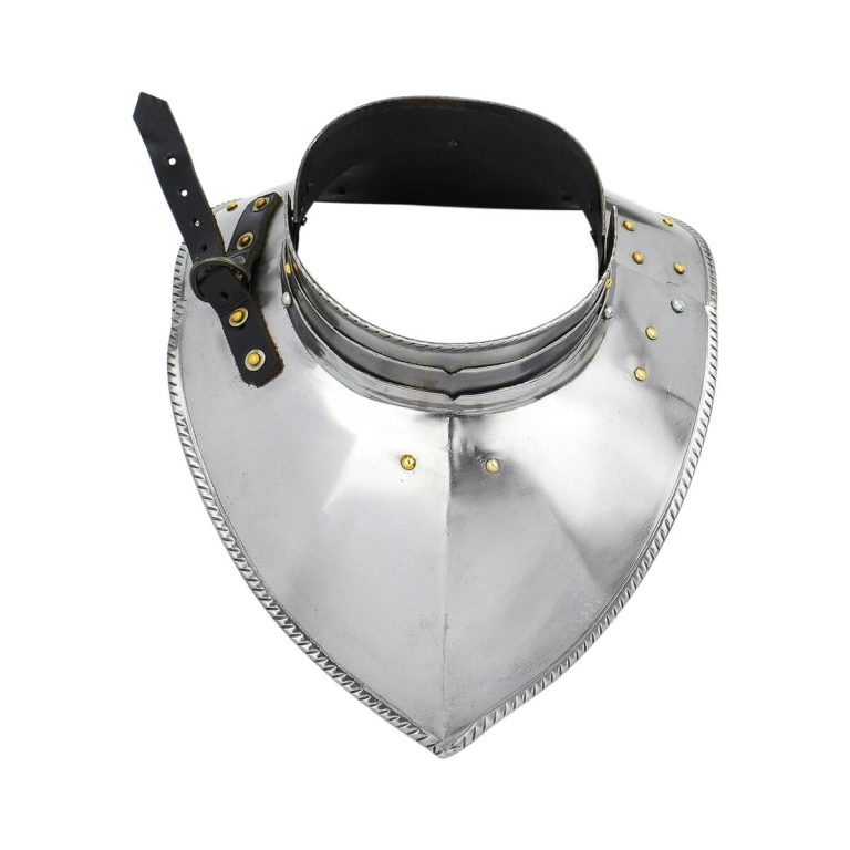 Steel Gorget with Articulated Collar
