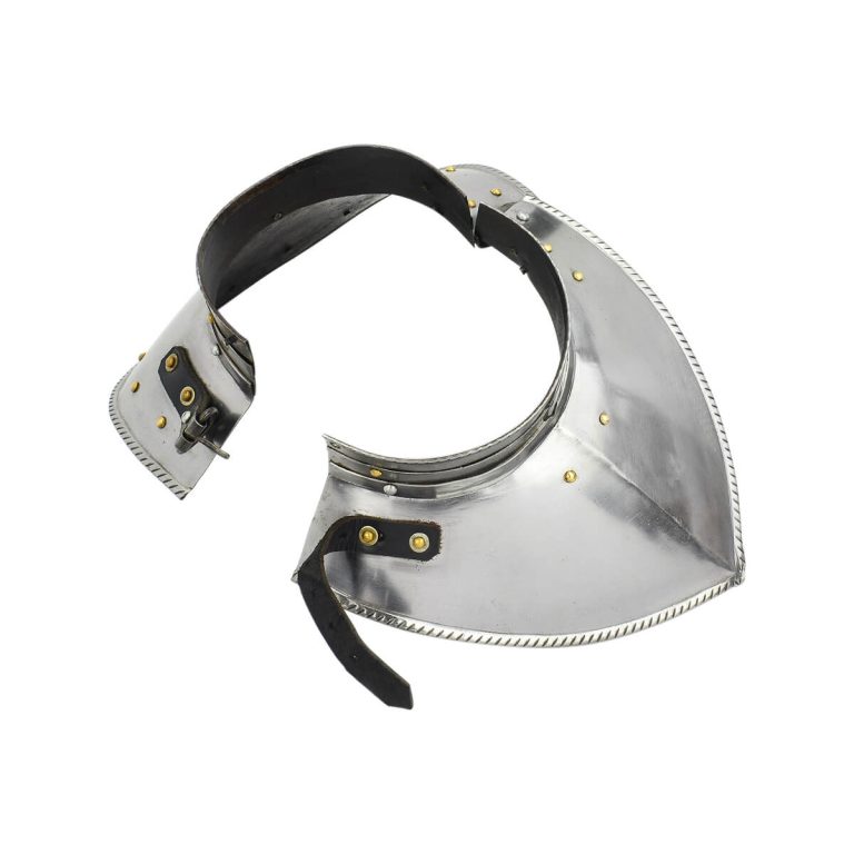 Steel Gorget with Articulated Collar