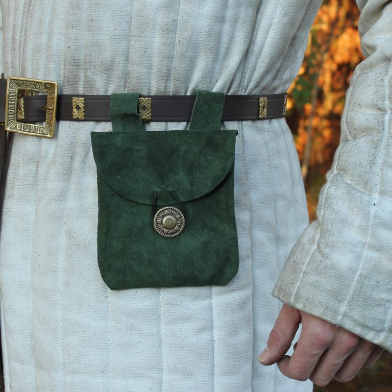 Suede Evergreen Petite Belt Pouch