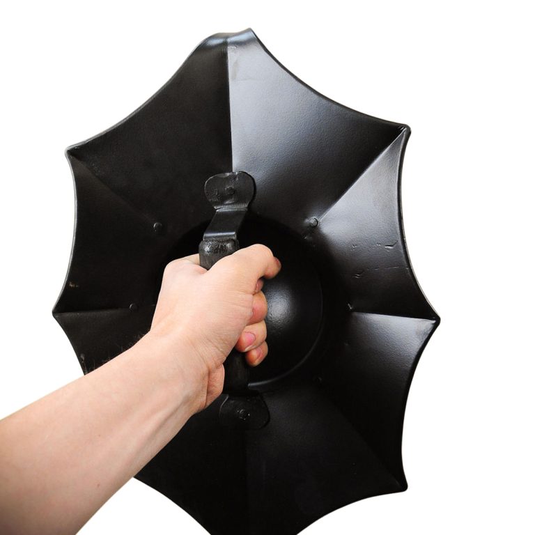 Talhoffer Buckler - Blackened Steel - 16 Gauge Steel