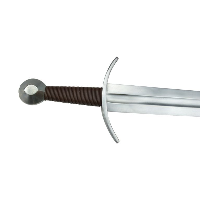 Tear Drop Medieval Sword with Hanging Scabbard - Stage Combat Version
