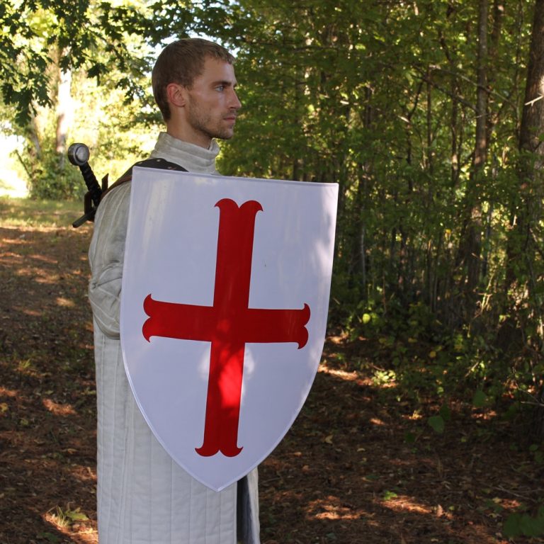 Templar Knight Heater Shield