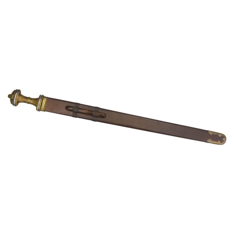 The Fetter Lane Sword - 8th Century Saxon Sword - Bronze Hilt with Damascus Blade