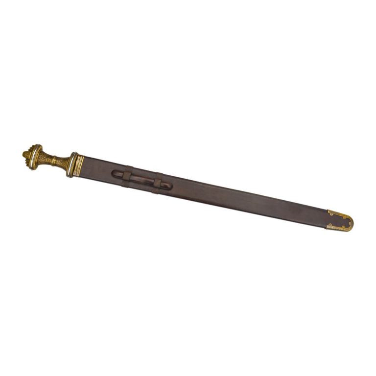 The Fetter Lane Sword - 8th Century Saxon Sword - Antiqued Brass Hilt