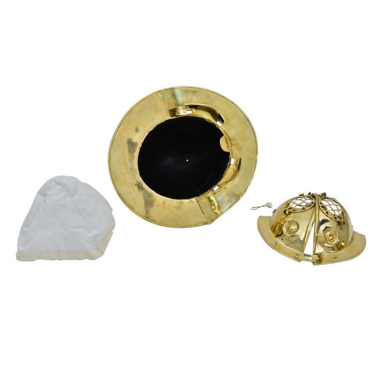 Thraex Gladiator Helm - 20 Gauge Brass