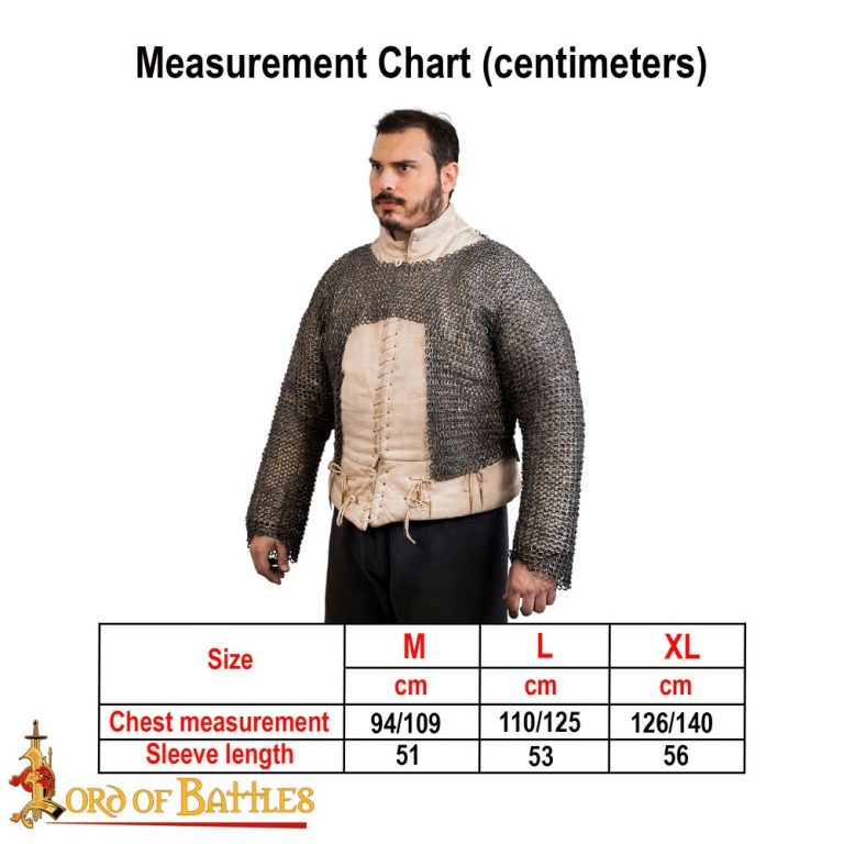 Titanium Chainmail Half Hauberk / Voiders - Dome Riveted Flat Rings