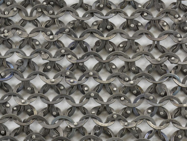 Titanium Chainmail Voiders  Dome Riveted Flat Rings  Close Out