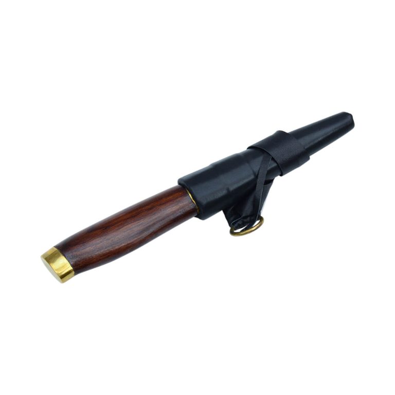 Utility Knife with Carved Wooden Box