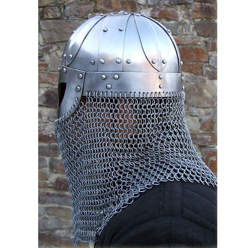Viking Helmet with Chainmail Aventail