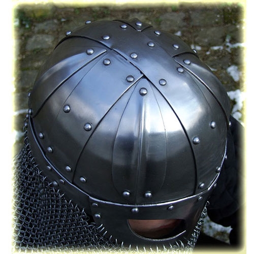 Viking Helmet with Chainmail Aventail