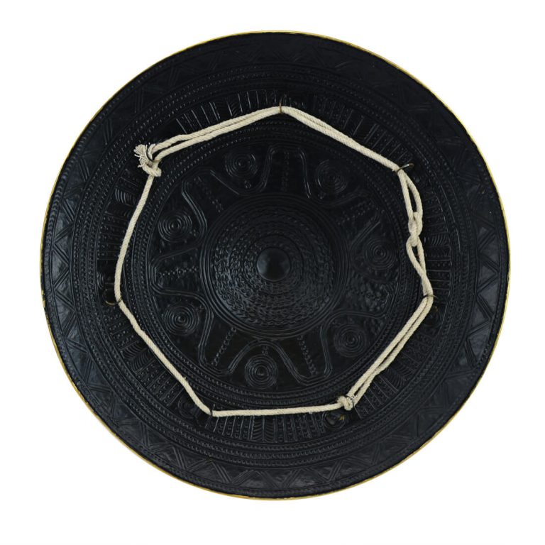 Villanovan Embossed Brass Shield