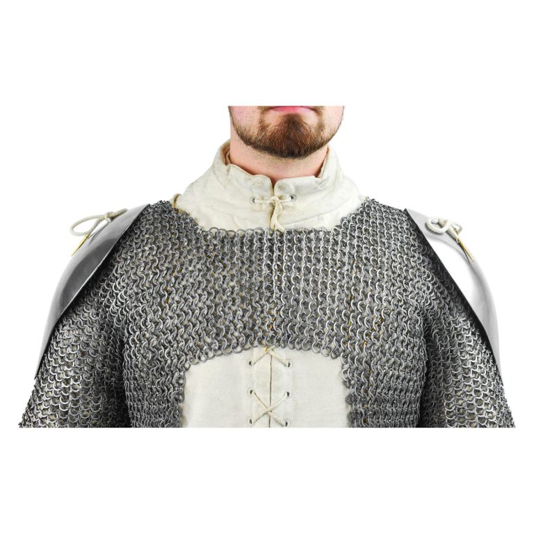 Visby Pauldrons - Mountable Upgrade for Chainmail and Padded Armor