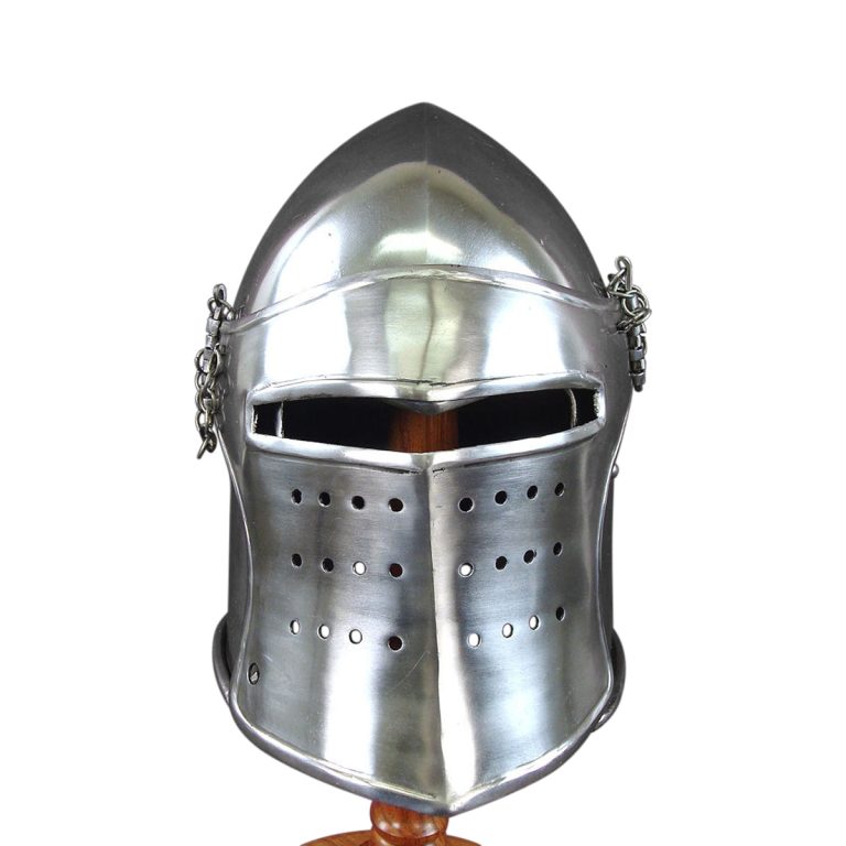 Visored Bascinet  14 Gauge Steel