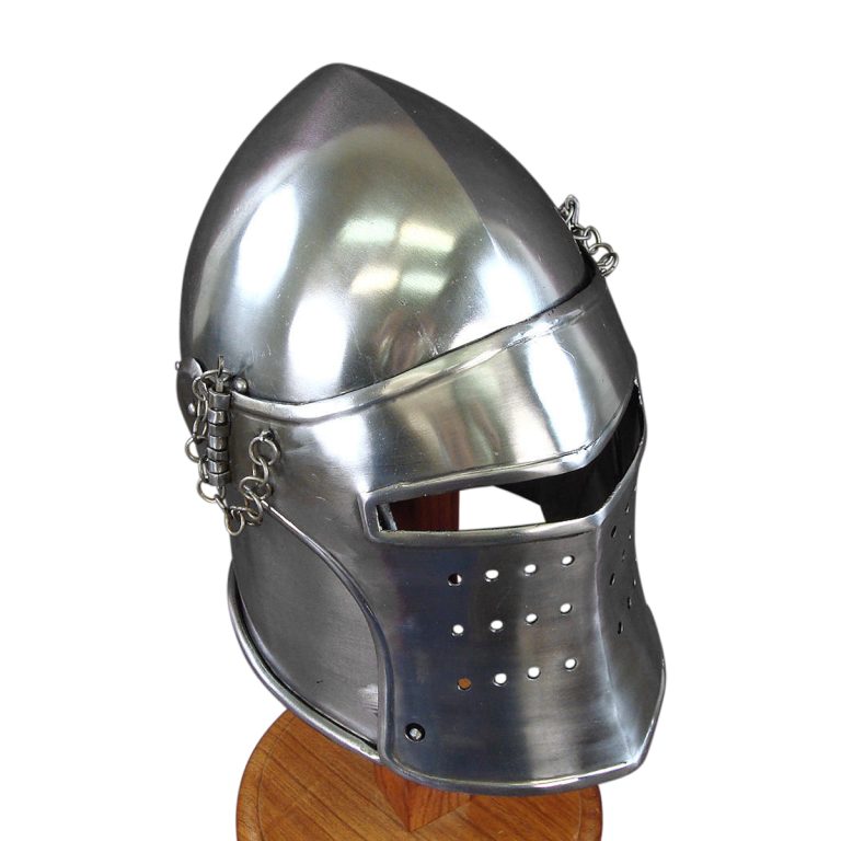 Visored Bascinet  14 Gauge Steel