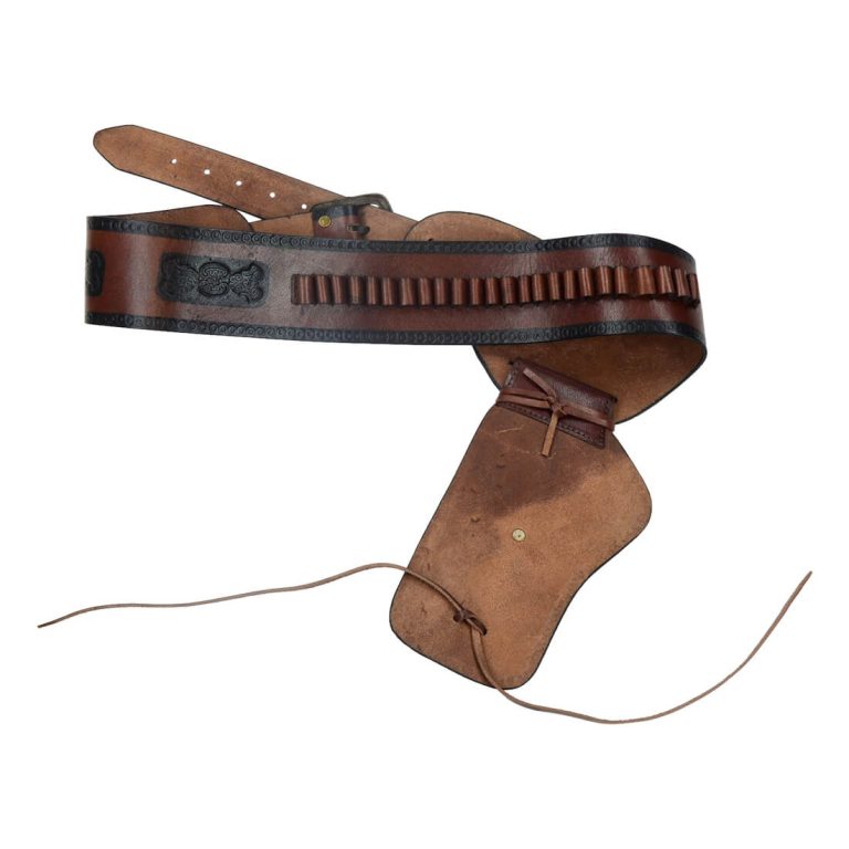 Western Single Holster Gun Belt