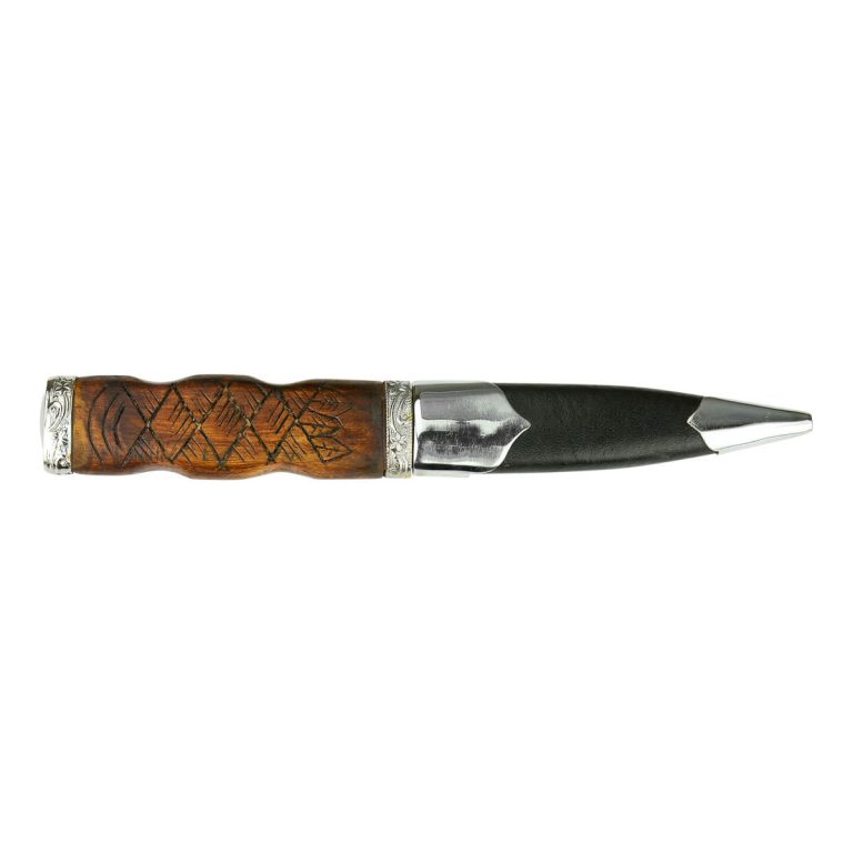 Wood Handled Sgian Dubh
